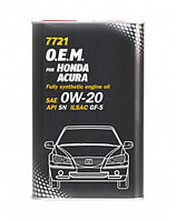 Моторное масло MANNOL O.E.M. for Honda Acura 0w20 4 литра