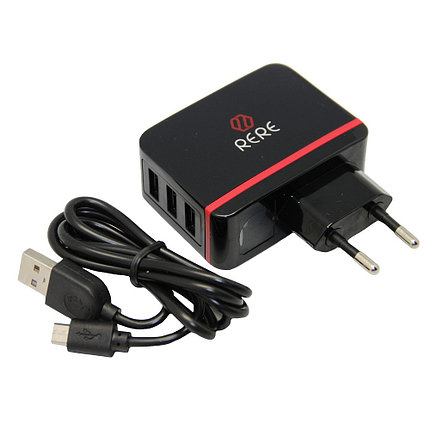 Зарядное устройство Rere E-H1 3A Micro USB, фото 2
