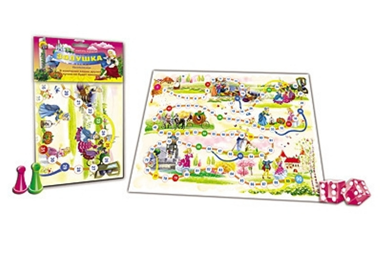 Настольная мини-игра-ходилка "Золушка"