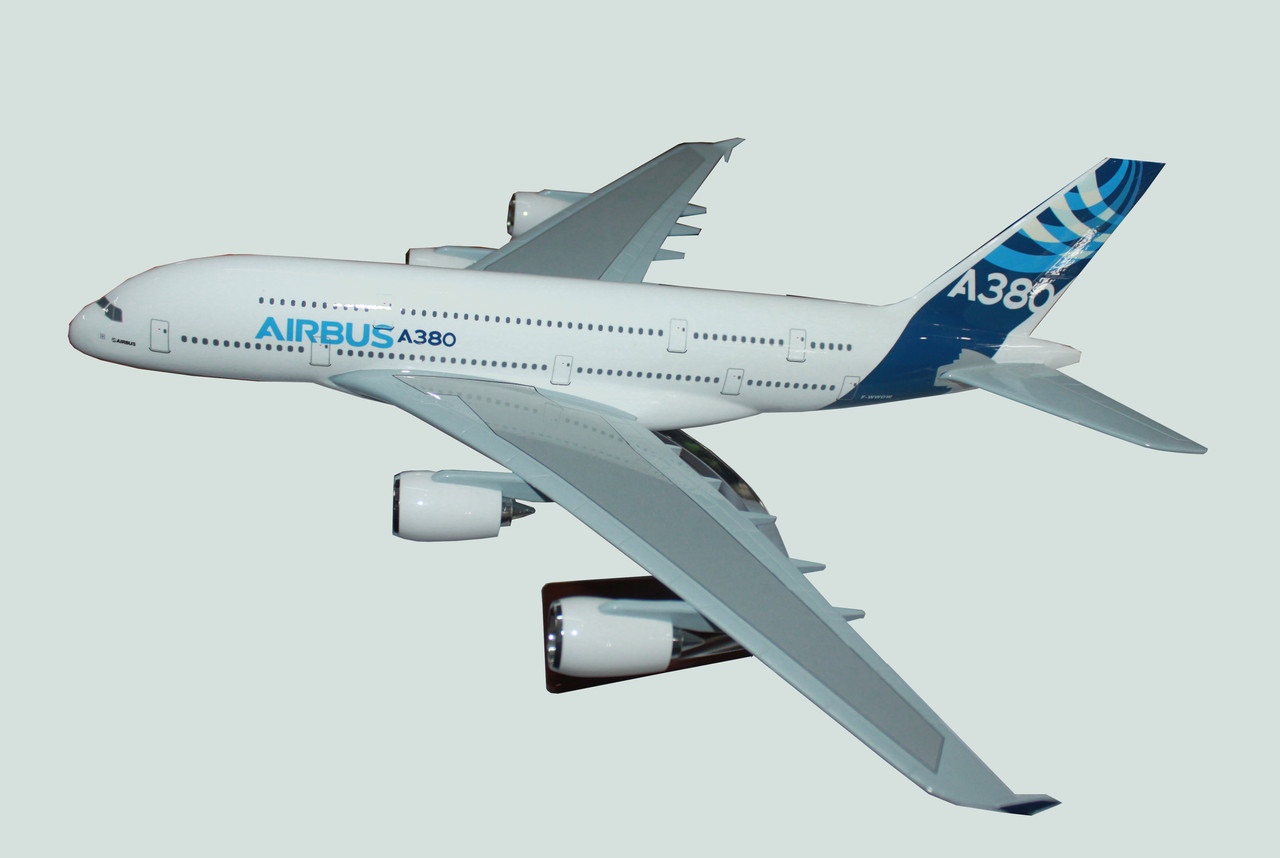 Самолет-сувенир, "AIRBUS A380", 460 мм