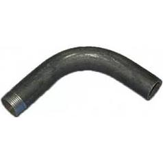 Отвод стальной гнутый ф32 приварной с короткой резьбой