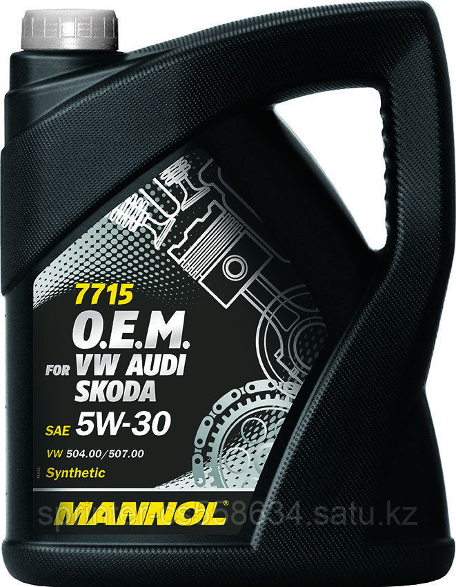 Моторное масло MANNOL O.E.M. for VW Audi Skoda 5w30 4 литра