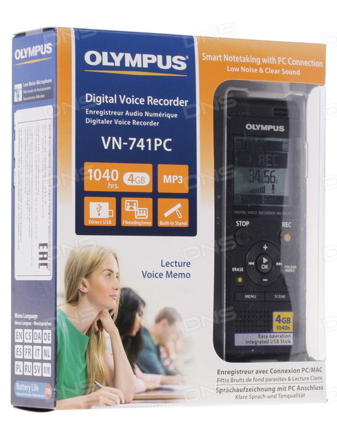 Диктофон Olympus VN-741 4GB