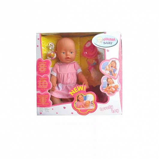 B1406471 ФУНКЦИОНАЛЬНЫЙ ПУПС WARM BABY С АКСЕССУАРАМИ (ПЬЕТ, ПИСАЕТ)