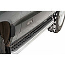 Пороги железные плоские с резинкой «Эксклюзив» Нива Chevrolet 2123, фото 2