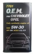 Моторное масло MANNOL O.E.M. for Chevrolet Opel 5w30 1 литр