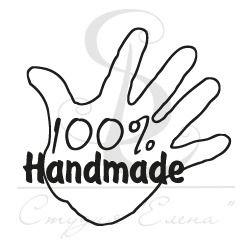 ФП штамп "100% Handmade" в ладошке