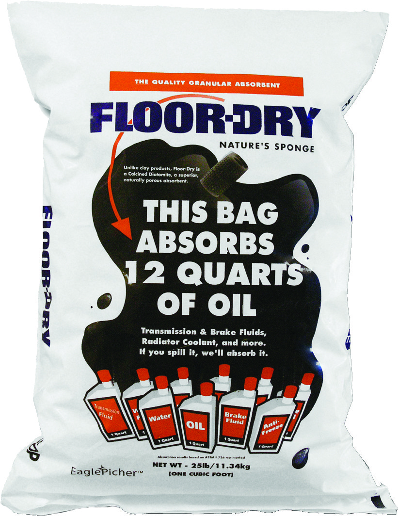 Диатомовый гранулированный абсорбент Floor-Dry 9кг.