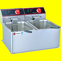 Фритюрница двойная 8л + 8л