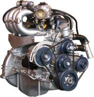 Двигатель с поликлиновым приводом агрегатов и кронштейном, компрессор SD-5 - фото 1 - id-p3039594