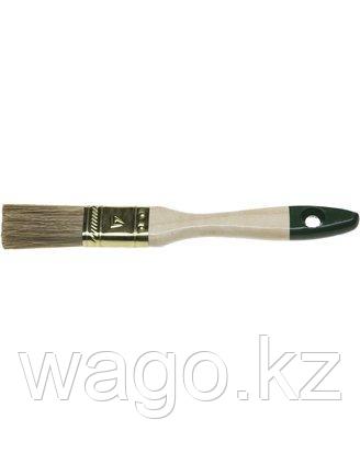 КИСТЬ ПЛОСКАЯ МАЛЯРНАЯ STAYER 01031-25, LASUR-STANDARD, СМЕШАННАЯ (НАТУРАЛЬНАЯ И ИСКУССТВЕННАЯ) ЩЕТИНА, ДЕРЕВЯ, фото 2
