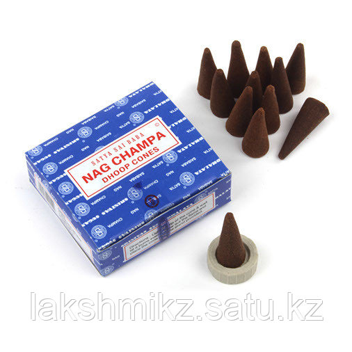 Конусные благовония Наг Чампа (Nag Champa) 12шт