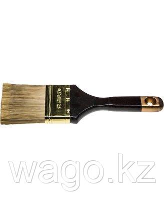 КИСТЬ ПЛОСКАЯ МАЛЯРНАЯ STAYER 0106-075, AQUA-KANEKARON, ИСКУССТВЕННАЯ ЩЕТИНА, ДЕРЕВЯННАЯ РУЧКА, 75 ММ, фото 2