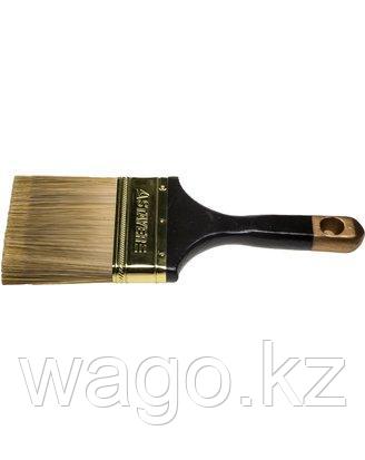 КИСТЬ ПЛОСКАЯ МАЛЯРНАЯ STAYER 0107-100_Z01, UNIVERSAL-MASTER, СВЕТЛАЯ НАТУРАЛЬНАЯ ЩЕТИНА, ПЛАСТМАССОВАЯ РУЧКА,, фото 2