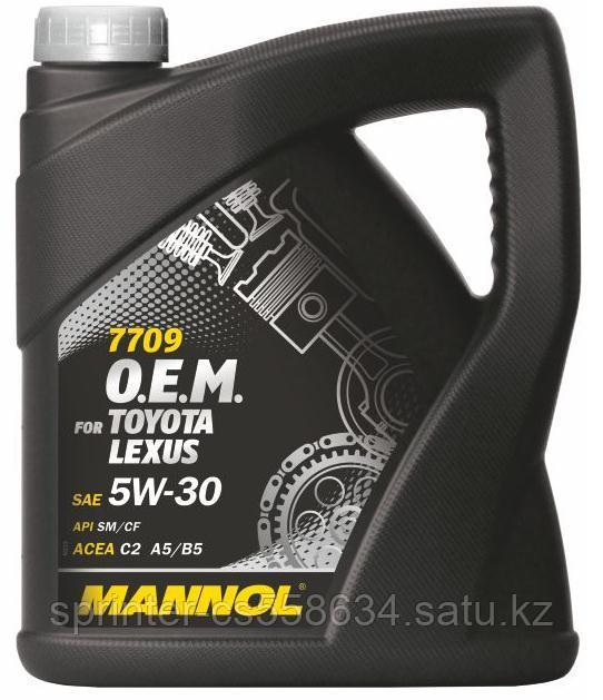 Моторное масло MANNOL O.E.M. for Toyota Lexus 5w30 4 литра