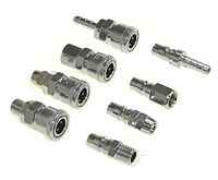 Быстро разьемные самозапирающиеся фитинги