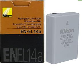 Аккумуляторы EN-EL14A на Nikon D3200 D3100 D5300 P7100 P7700 P7800