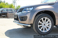 Обвес, защита бамперов, порогов из нержавеющей стали Suzuki Grand Vitara 2012-