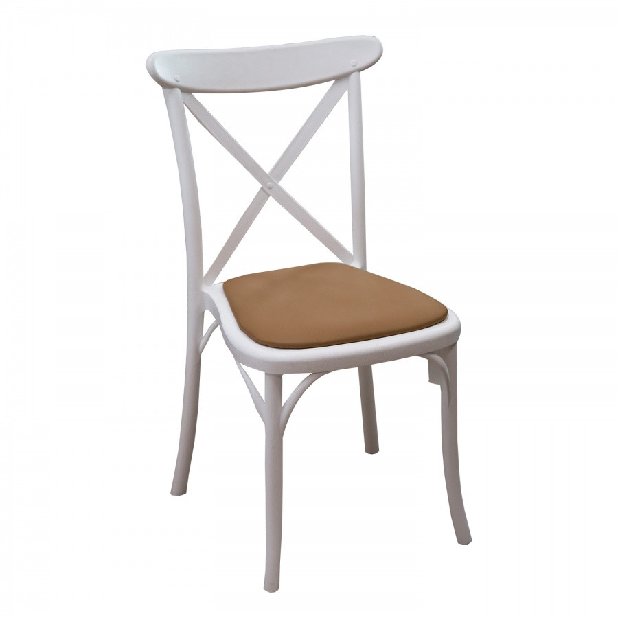 Стул Capri Chair White (с мягким элементом)