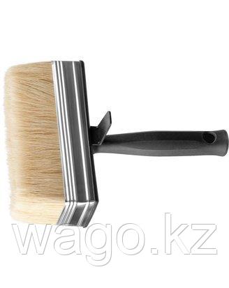 КИСТЬ МАКЛОВИЦА МАЛЯРНАЯ DEXX 01801-15_Z01, МИНИ, ПЛАСТМАССОВЫЙ КОРПУС, НАТУРАЛЬНАЯ СВЕТЛАЯ ЩЕТИНА, 50 Х 150 М, фото 2