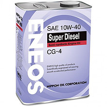 ENEOS Моторное масло SUPER DIESEL 10w-40 semi-synthetic 4 л