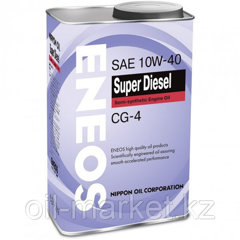 ENEOS Моторное масло SUPER DIESEL 10w-40 semi-synthetic 0,94 л, фото 1