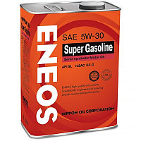 Моторное масло ENEOS SUPER GASOLINE 5w-30 semi-synthetic 4 л