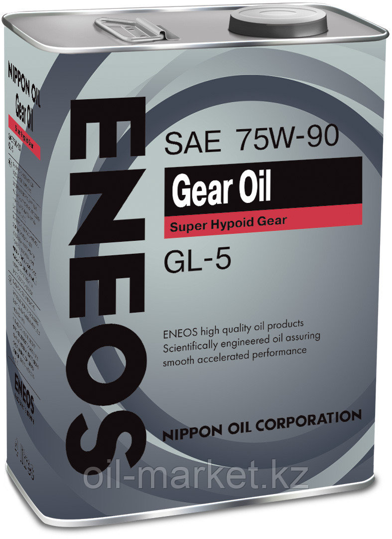 ENEOS Трансмиссионное масло GEAR OIL GL-5 75W90 4 л