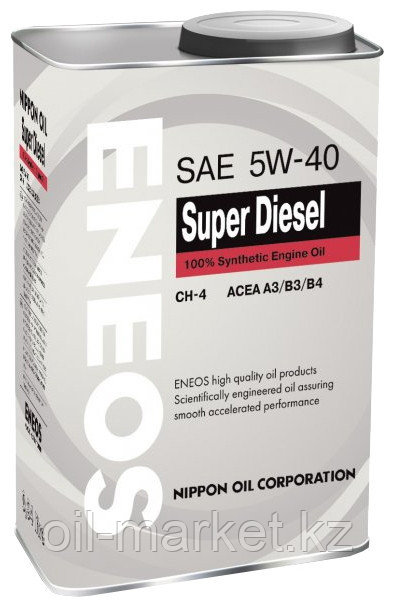 Моторное масло ENEOS SUPER DIESEL 5w-40 Synthetic (100%) 0.94 л