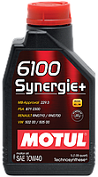 Моторное масло MOTUL 6100 Synergie+ 10W-40 1л