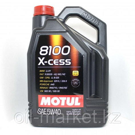 Моторное масло MOTUL 8100 X-cess 5W-40 5л, фото 2