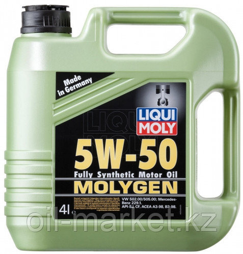 Моторное масло LIQUI MOLY MOLYGEN 5W50 4L