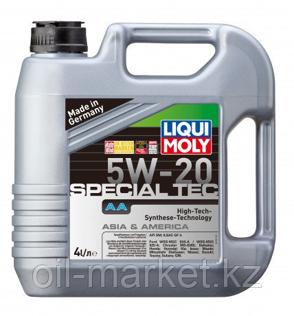 Моторное масло LIQUI MOLY SPECIAL ТЕС АА 5W20 4L, фото 2