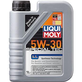 Моторное масло LIQUI MOLY SPECIAL TEC LL SAE 5W-30 1L, фото 2
