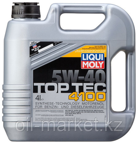 Моторное масло LIQUI MOLY TOP TEC 4100 5W40 4л, фото 2
