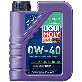 Моторное масло LIQUI MOLY SYNTHOIL ENERGY 0W-40 1л, фото 2