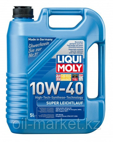 Моторное масло LIQUI MOLY SUPER LEICHTLAUF 10W40 5L - фото 1 - id-p43420353