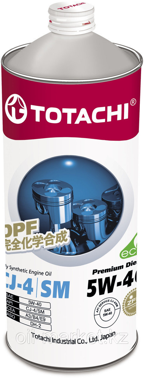 TOTACHI Моторное масло Premium Diesel Fully Synthetic CJ-4/SM 5W-40  1L