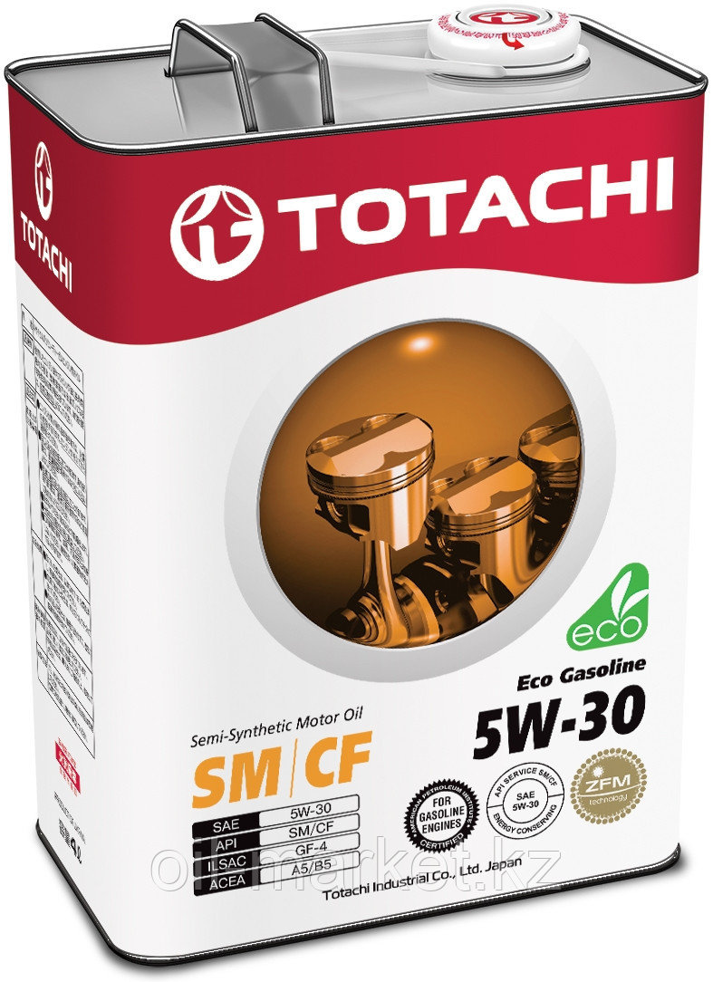 Моторное масло TOTACHI Eco Gasoline Semi-Synthetic SM/CF 5W-30 4L