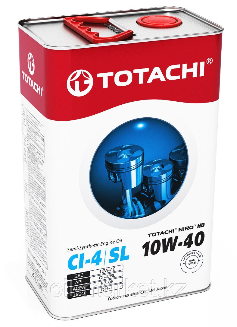Моторное масло TOTACHI NIRO HD SEMI-SYNTHETIC API CI-4/SL 10W-40 4L