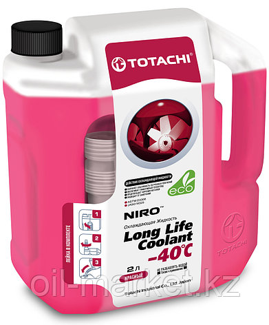 Антифриз TOTACHI NIRO LONG LIFE COOLANT Red 2л. (Красный), фото 2