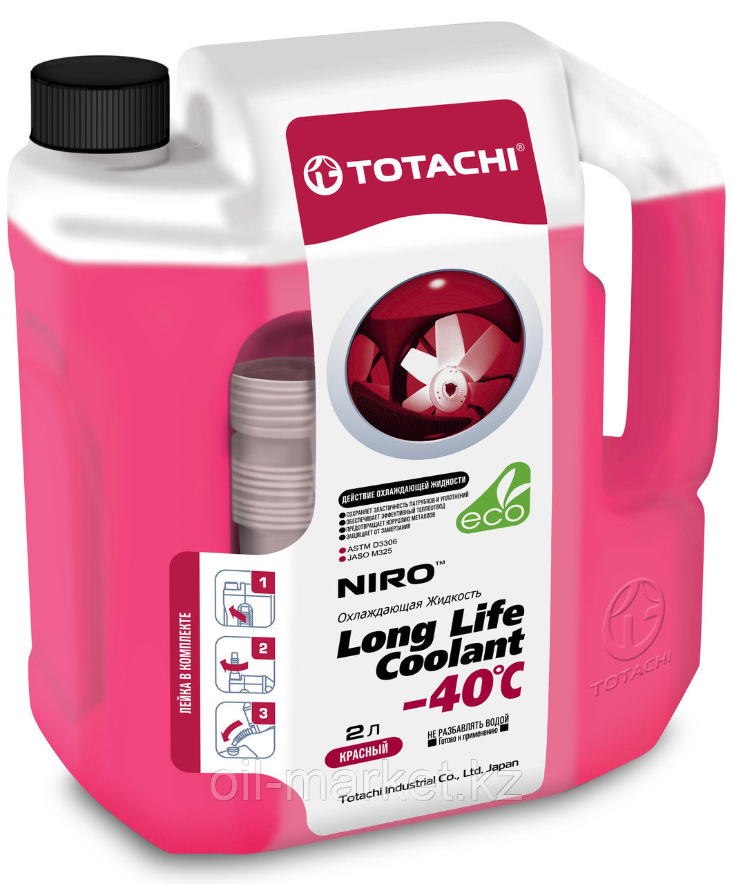 TOTACHI NIRO Антифриз LONG LIFE COOLANT Red 2л. (Красный) - фото 1 - id-p43420461