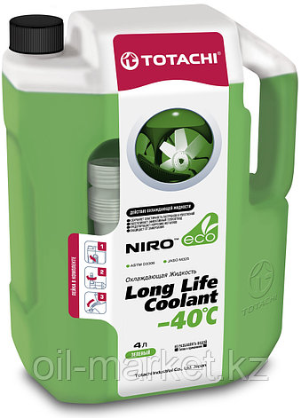 Антифриз TOTACHI NIRO LONG LIFE COOLANT Green 4л. (Зеленый), фото 2