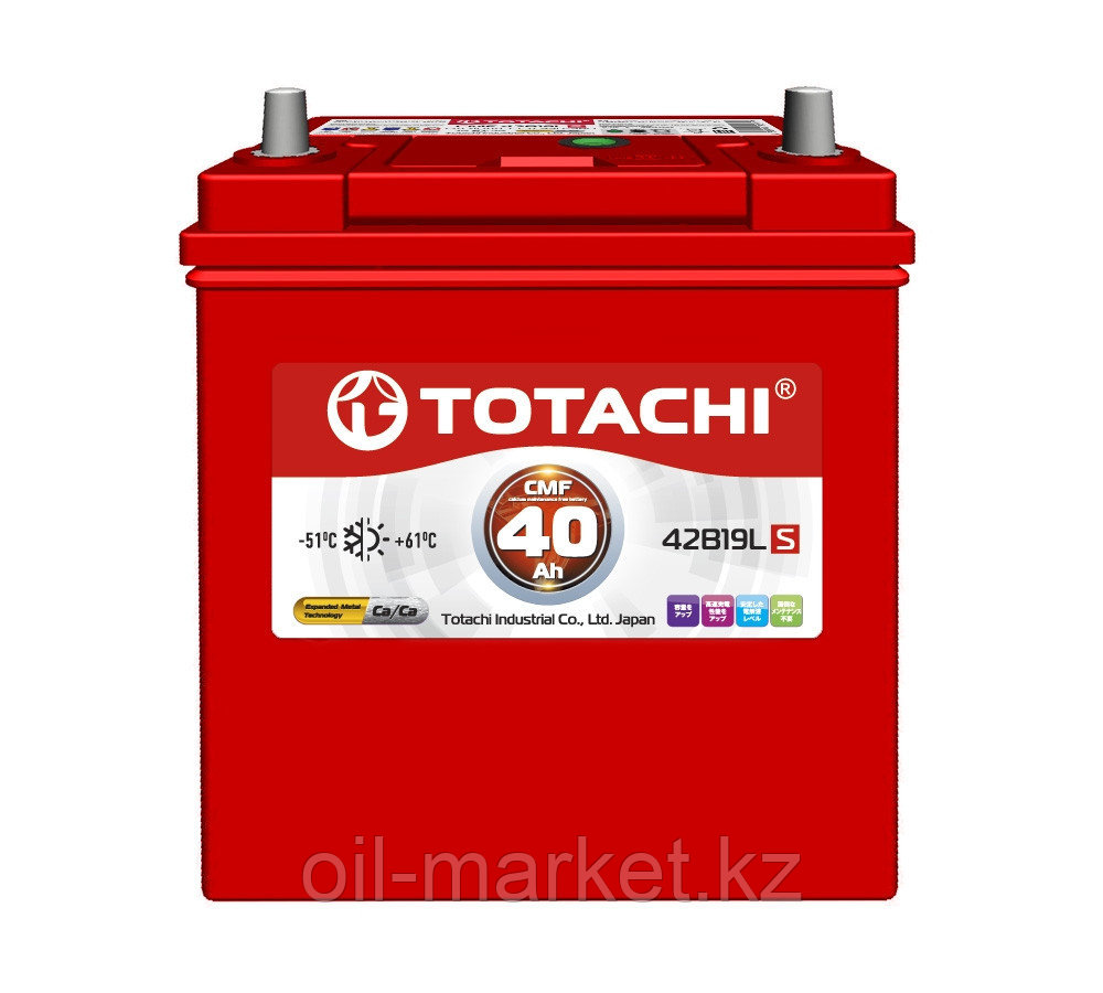 Аккумулятор TOTACHI 40 А/ч CMF - 42B19LS - фото 1 - id-p43420468