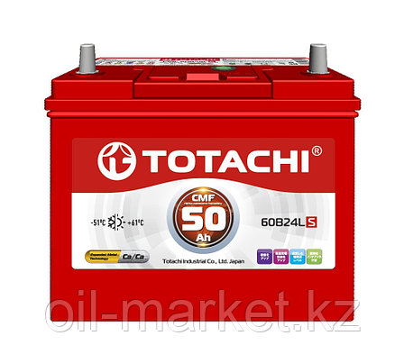 Аккумулятор TOTACHI 50 А/ч CMF - 60B24LS, фото 2