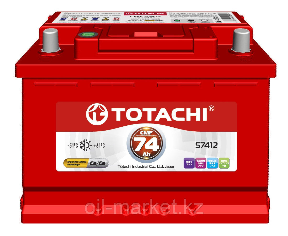 Аккумулятор TOTACHI 74 А/ч CMF - 57412 - фото 1 - id-p43420485