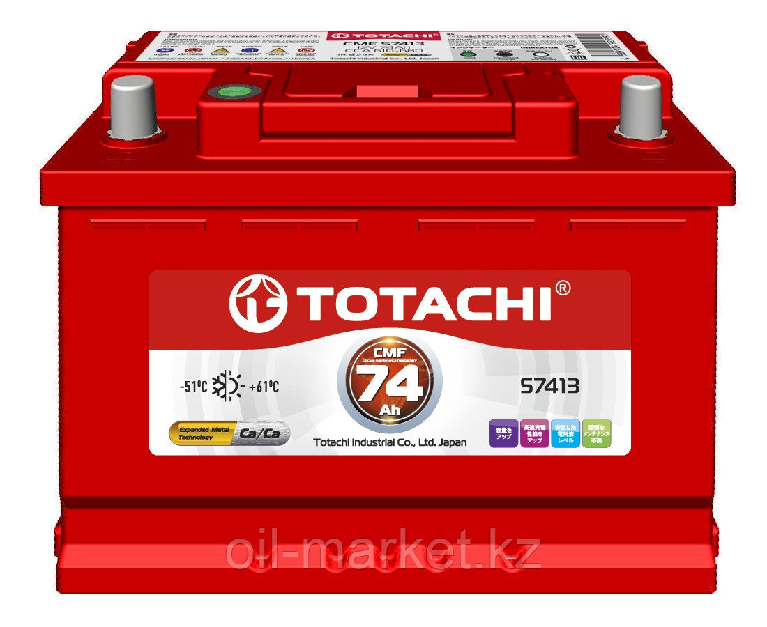 Аккумулятор TOTACHI 74 А/ч CMF - 57413 - фото 1 - id-p43420486