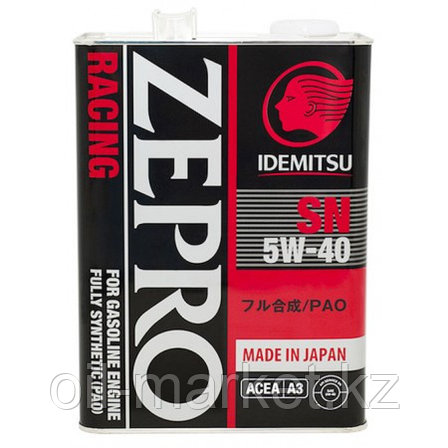 Моторное масло ZEPRO RACING 5W-40 4L, фото 2