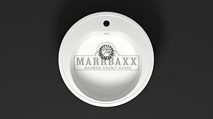 Кухонная мойка глянцевая кварцевая MARRBAXX  серия Granit MARR  Черая Z3  (513 мм) 