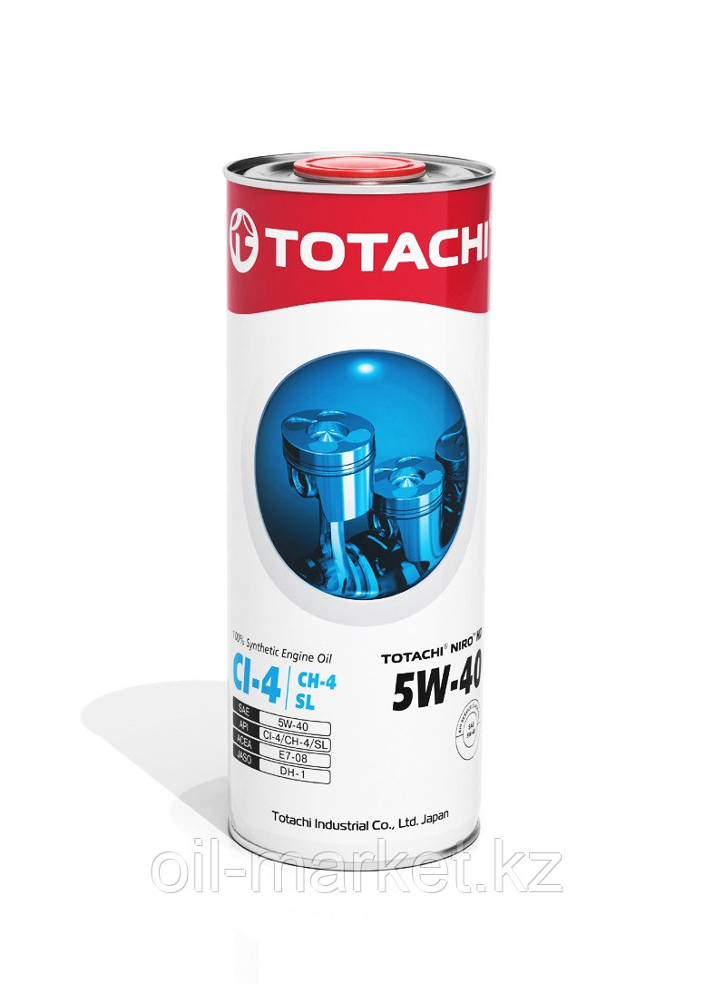 Моторное масло TOTACHI NIRO HD Synthetic API CI-4, CH-4 / SL 5W-40 1L